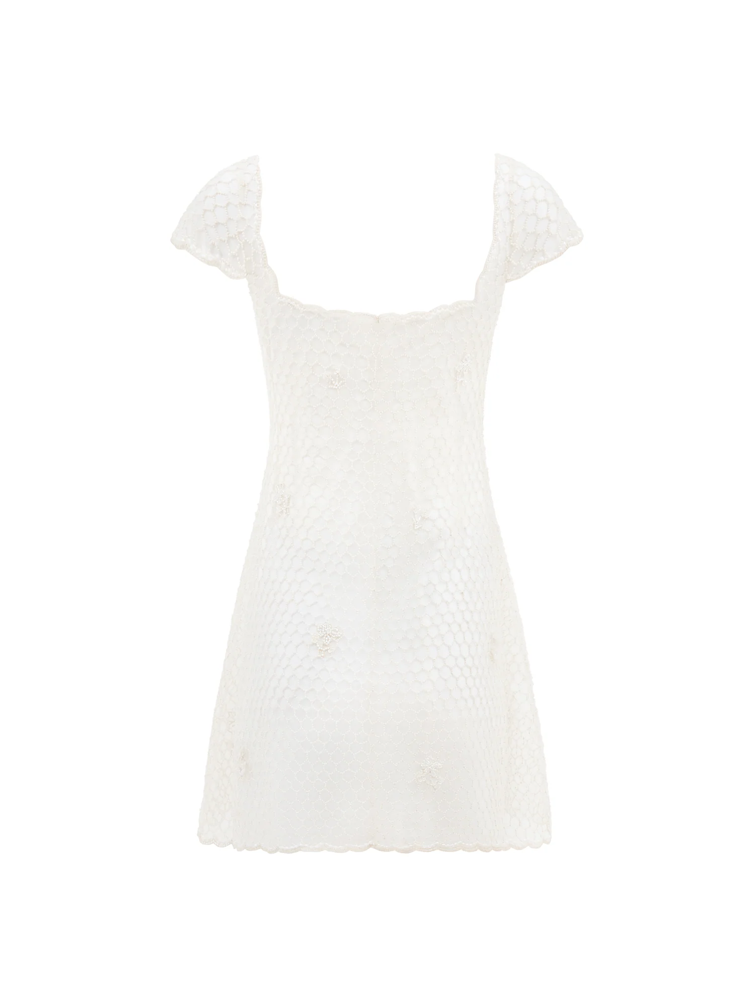 Cora Crochet Mini Dress - Image 6