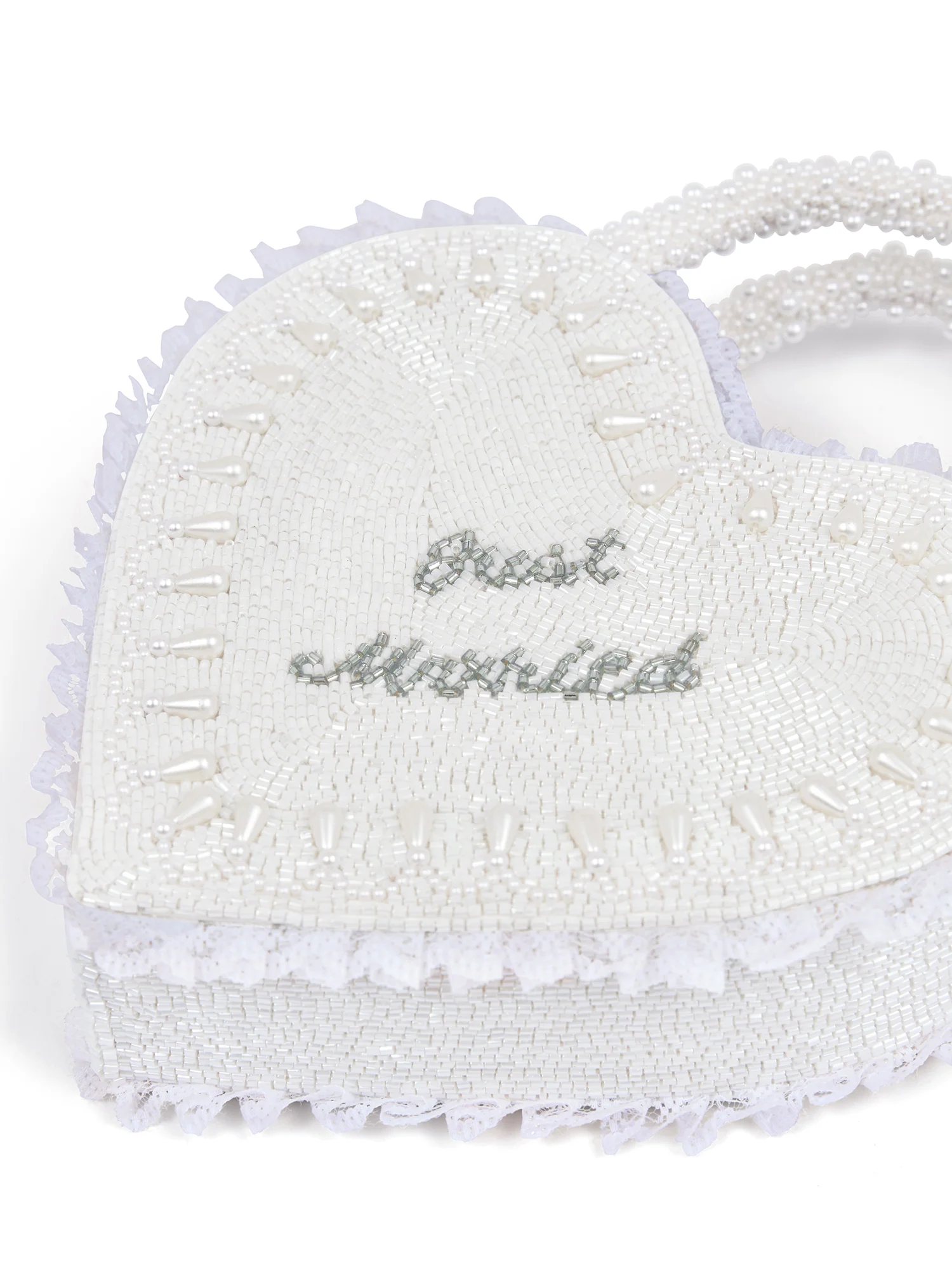 Just Married Heart Bag - Image 3