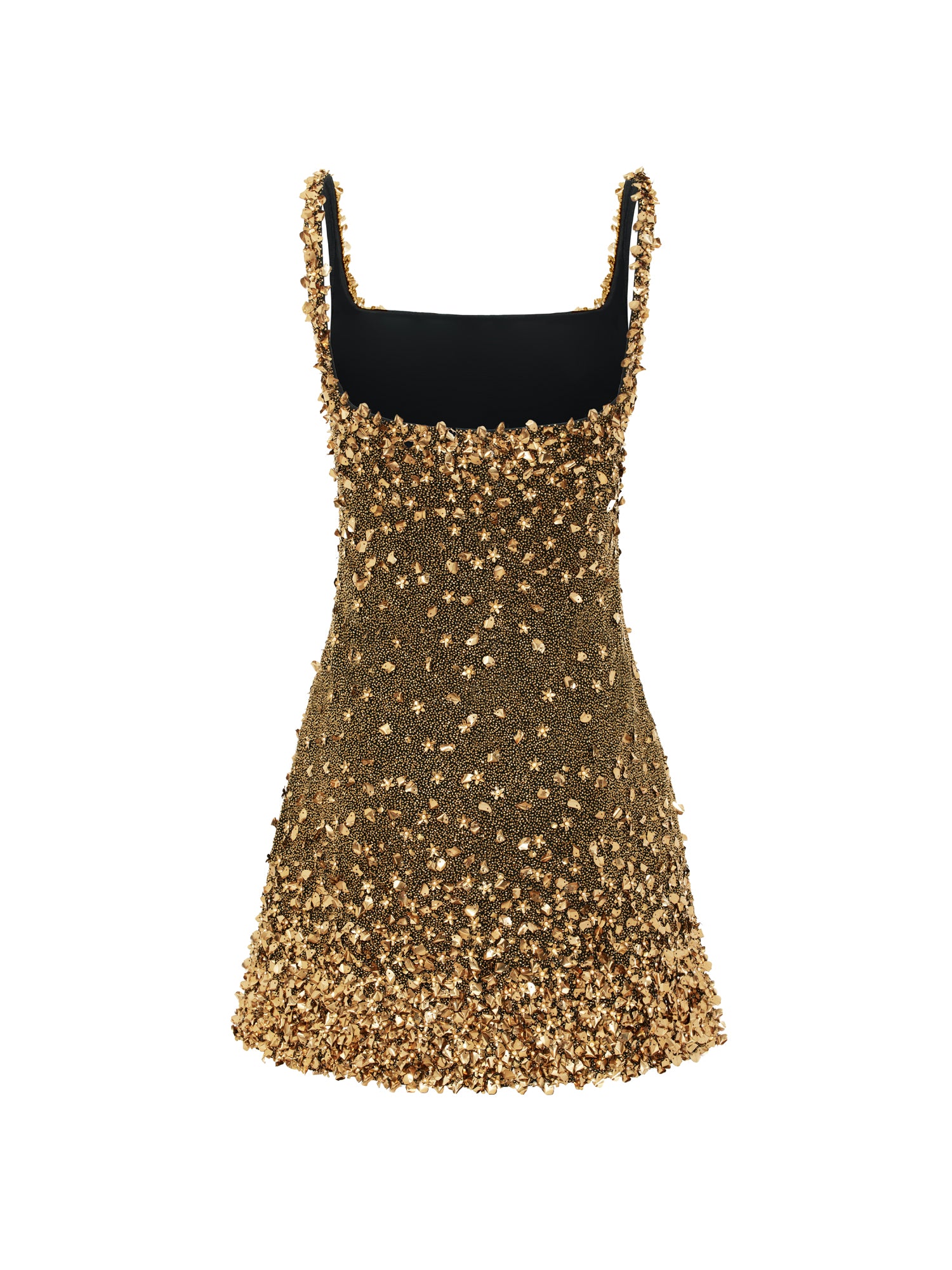 Midas Mini Dress Gold - Image 6
