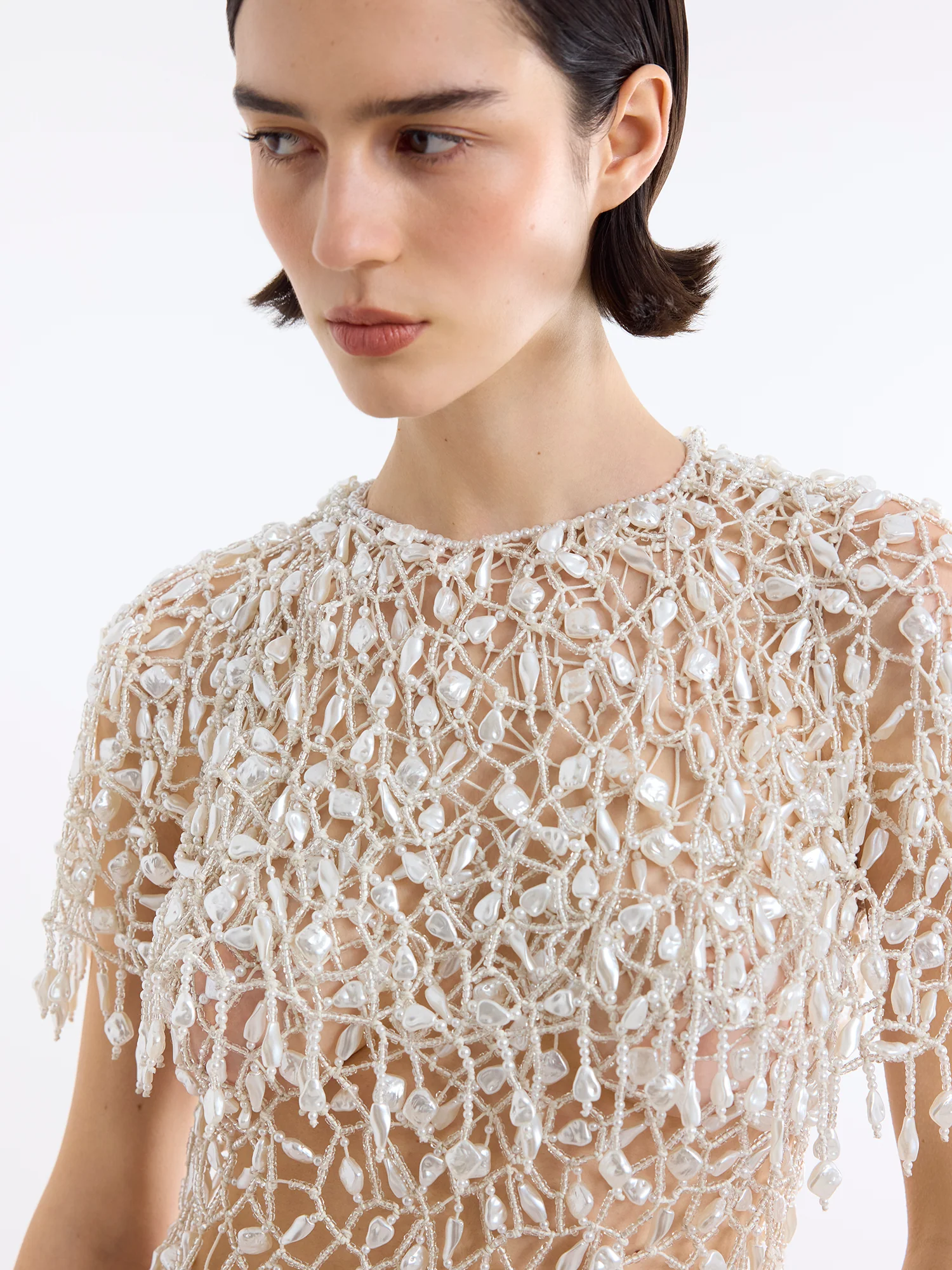 Naia Pearl Mini Dress - Image 4