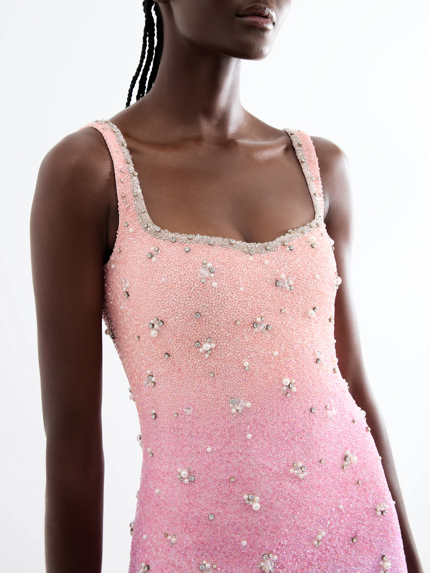 Pastel Gradient Mini Dress - Image 4