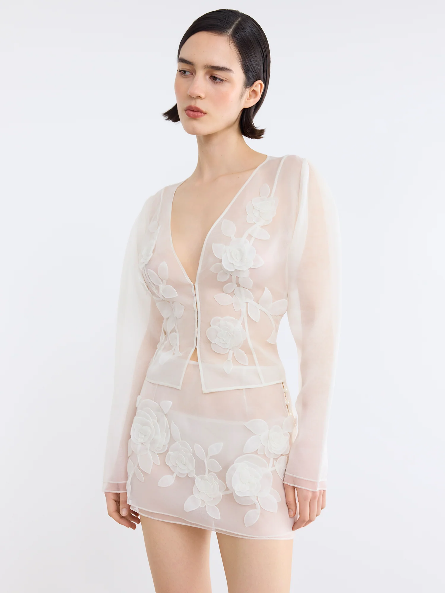 Rosaline Organza Blouse - Image 4