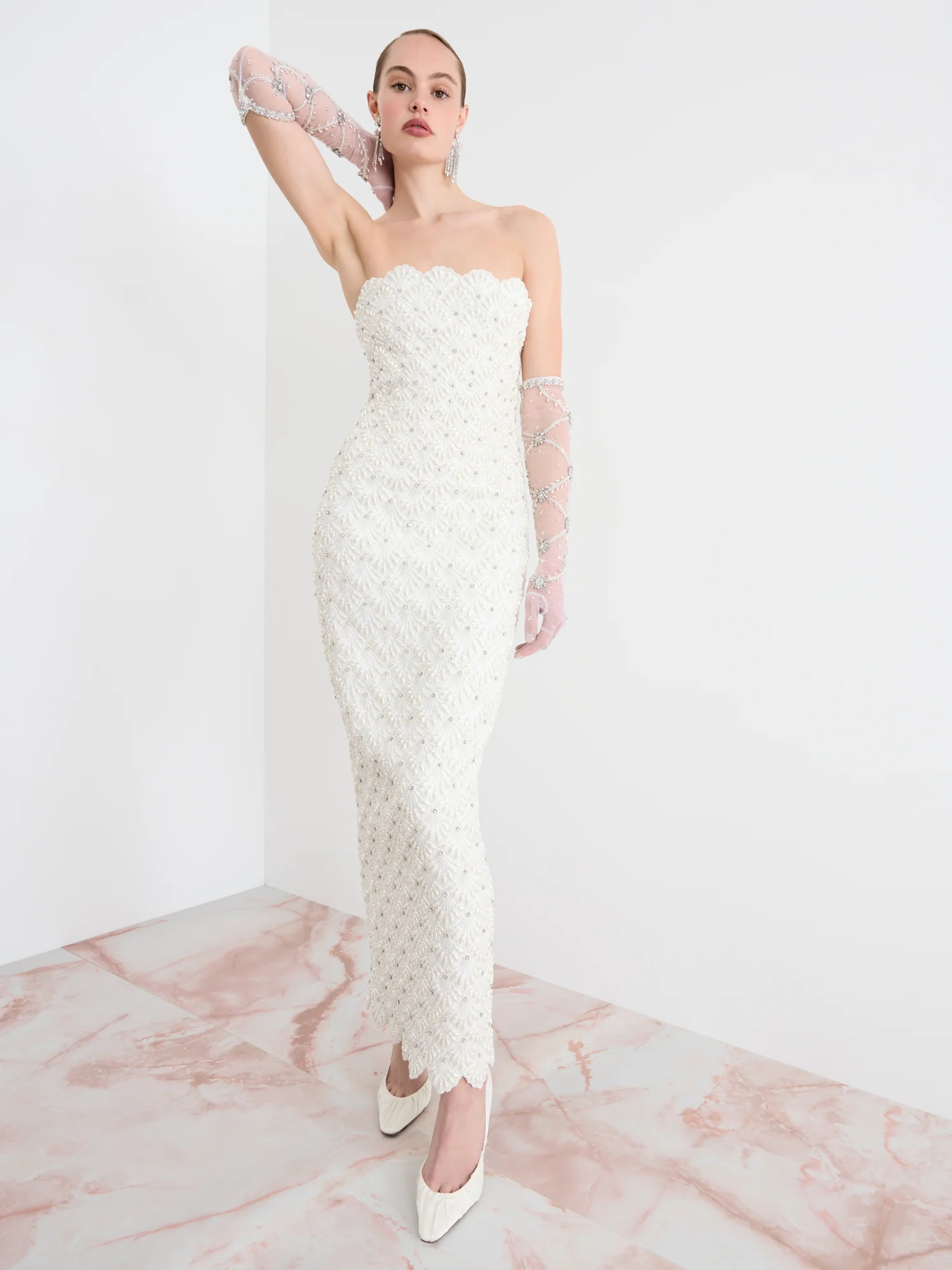 Scallop Column Dress - Image 4