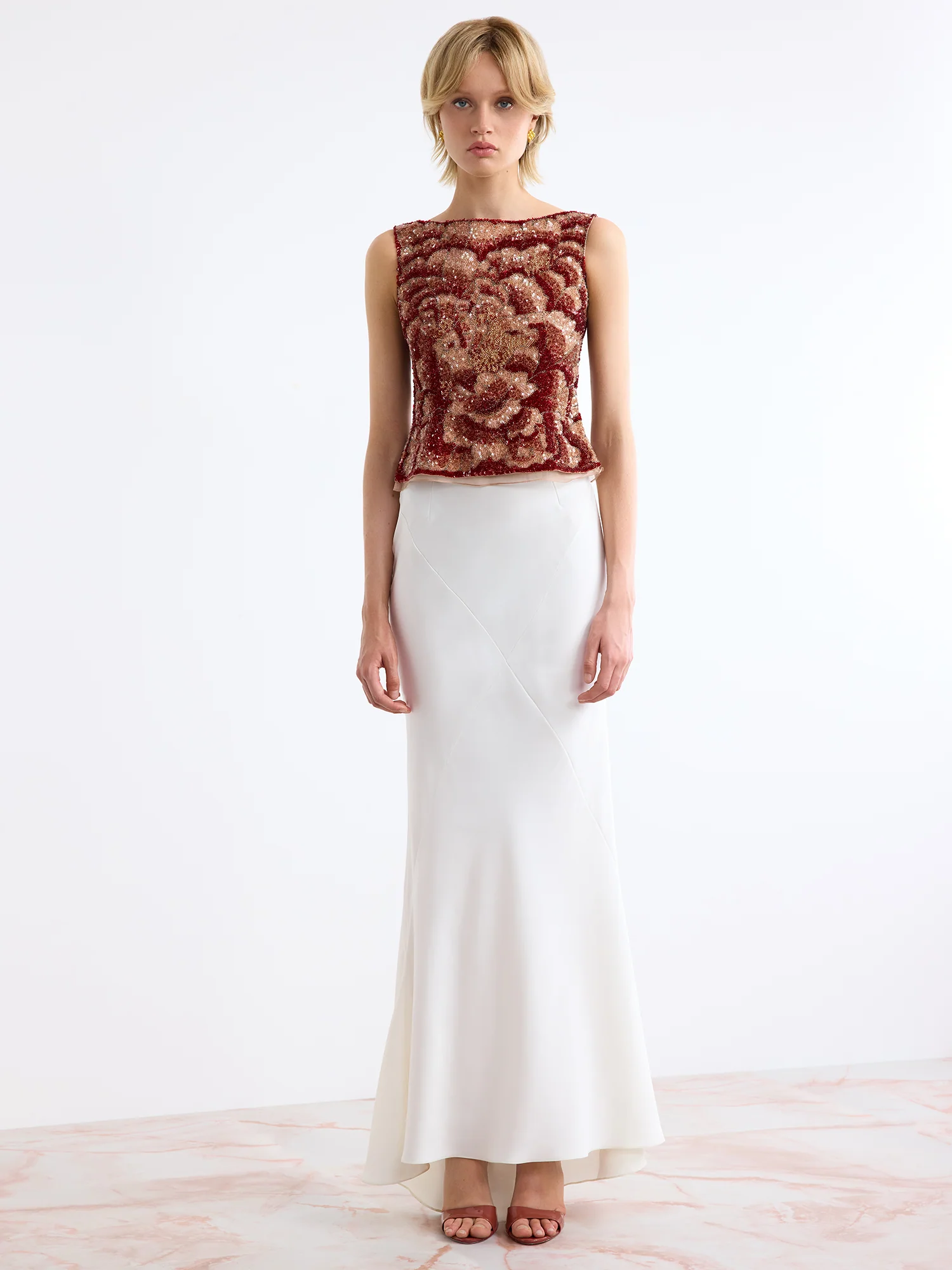 Sequin Organza Top - Image 4