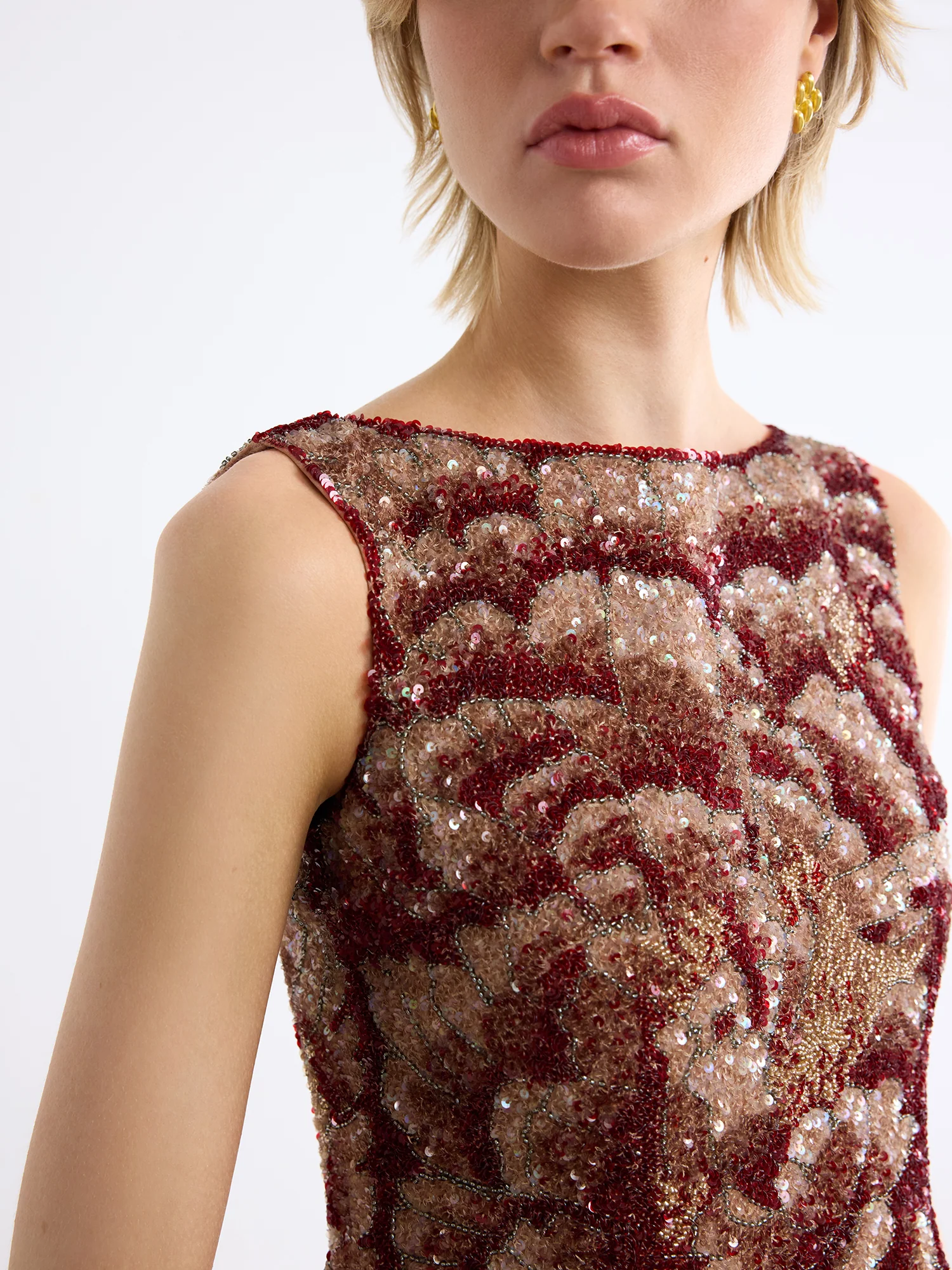 Sequin Organza Top - Image 6