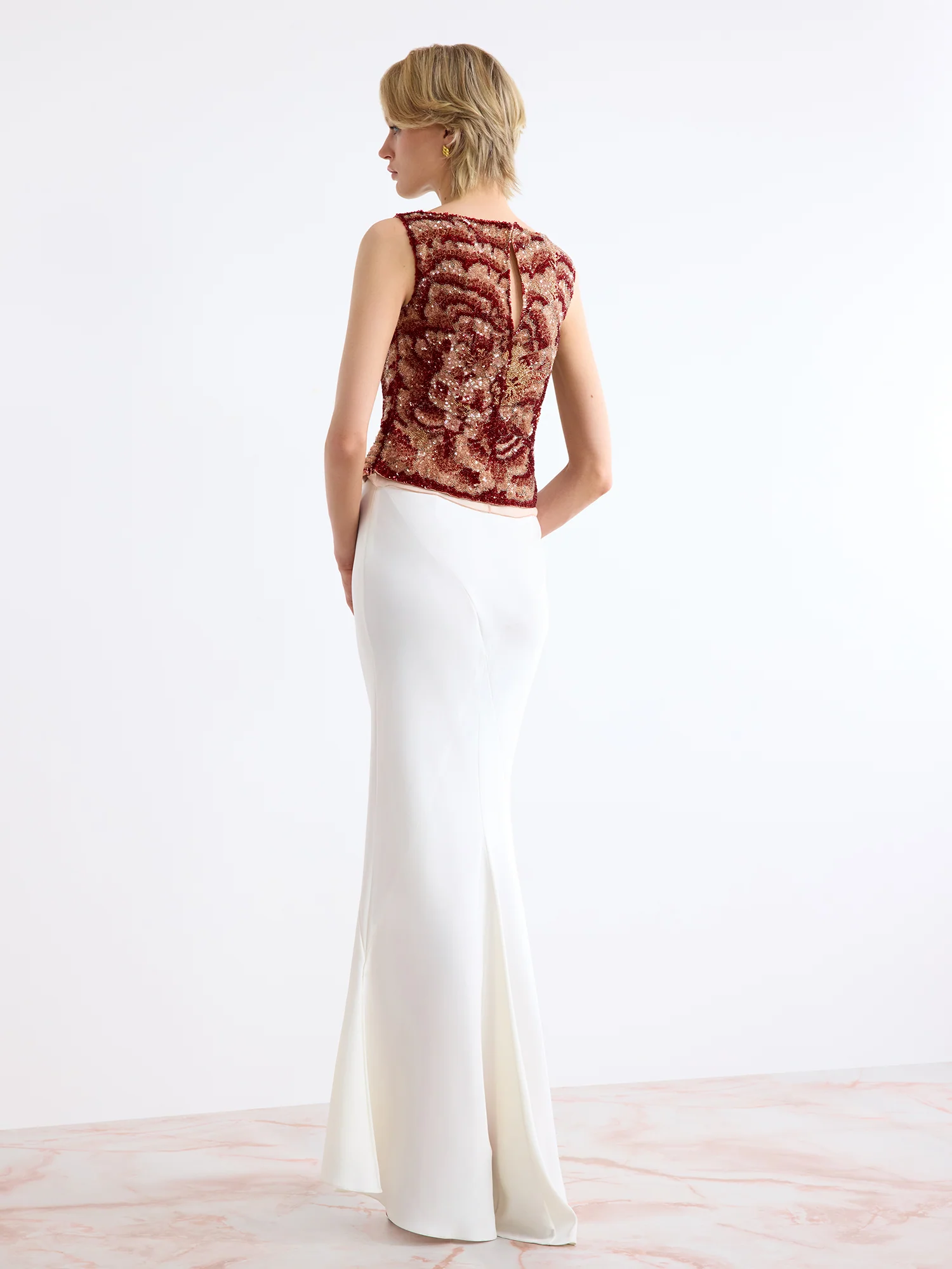 Sequin Organza Top - Image 7