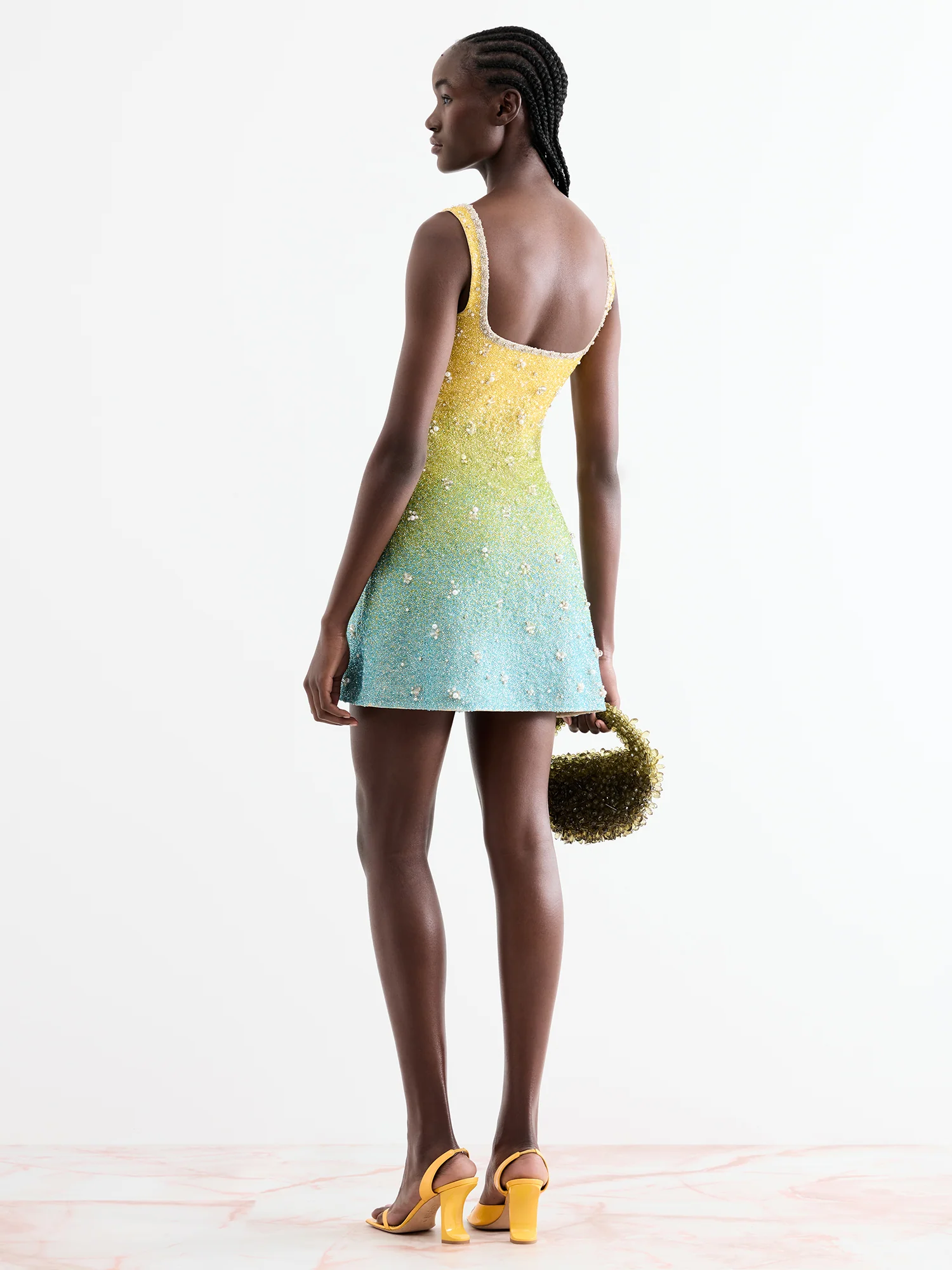 Tropical Gradient Mini Dress - Image 6