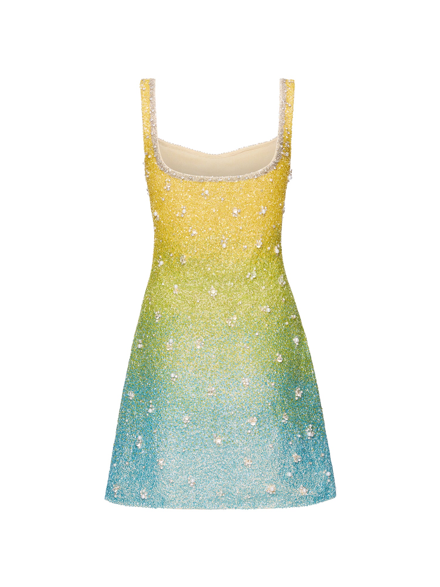 Tropical Gradient Mini Dress - Image 7